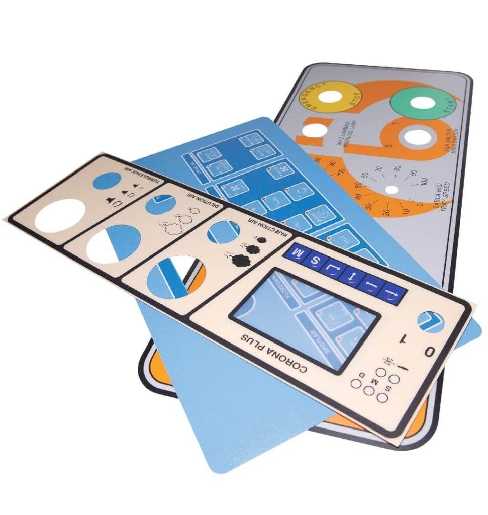 Leksan etiket PVC Etiket Kabartmalı tuşlu delikli
