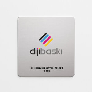 Alüminyum Metal Etiket  0,60 mm