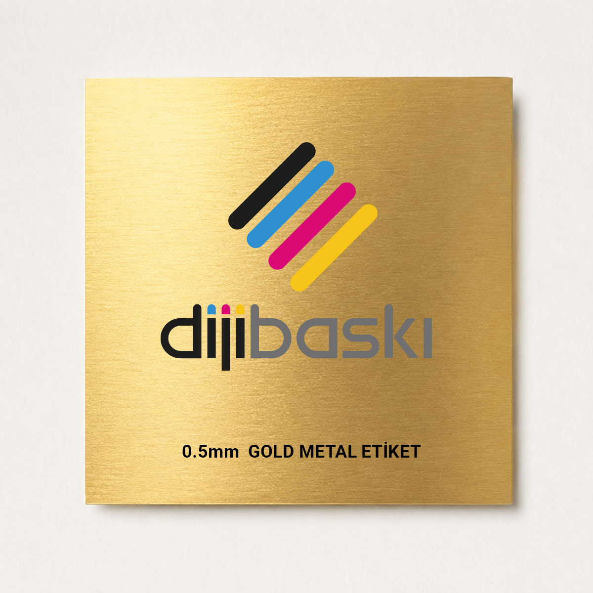 Gold Metal Etiket